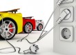 Electric car charging station