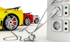 Electric car charging station