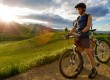 Man on bicycle