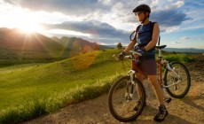 Man on bicycle
