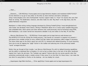 Markdown on iPad