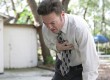 Man with sudden chest pain