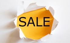 Unveiling sale sign