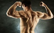 Bodybuilder posing