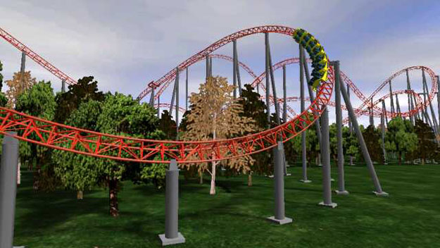 Expedition GeForce roller coaster