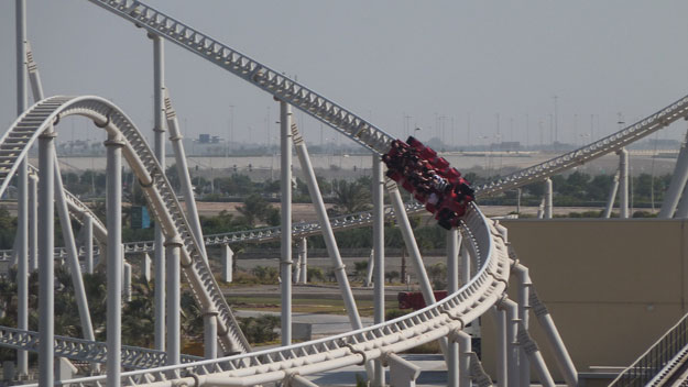 Formula Rossa roller coaster
