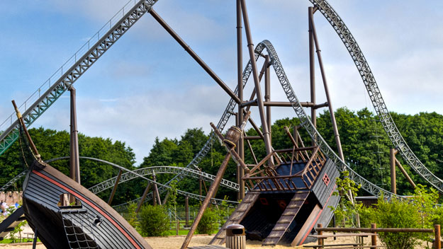 Piraten roller coaster