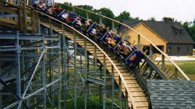 The Voyage roller coaster