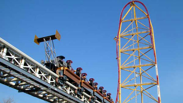 Top Thrill Dragster roller coaster