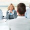 Young man in a job interview