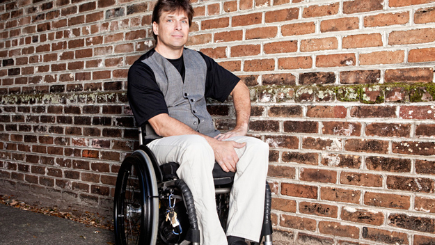 Man in wheelchair