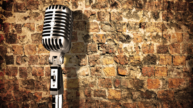 Being Unprepared to Perform Retro microphone