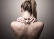 Woman with neck pain