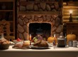 Thanksgiving cabin dinner