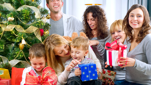family-with-christmas-gifts