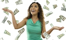 girl and money