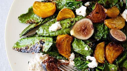2 - Grilled Kale Salad with Beets, Figs, and Ricotta2