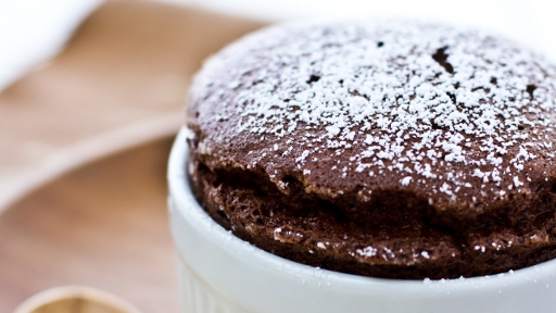 1) Chocolate Souffle