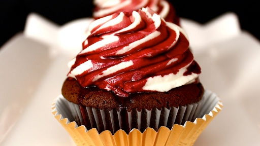 9) Chocolate Goat Cheese Cupcake