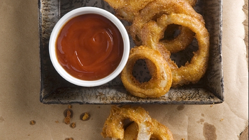 1 - Beer-Battered Onion Rings