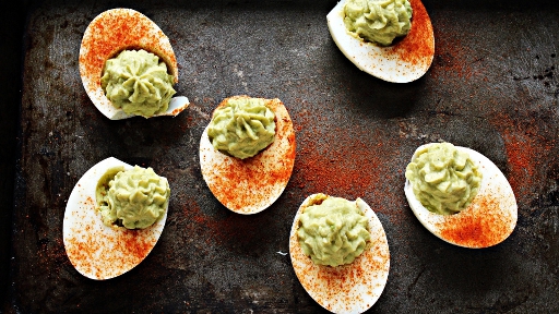 5 - Avocado Deviled Eggs