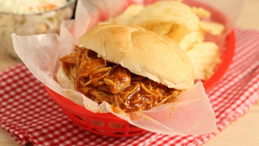 6 - BBQ Beer Can Shredded Chicken