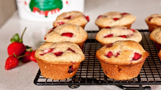 6 - Strawberry Cream Cheese Muffins