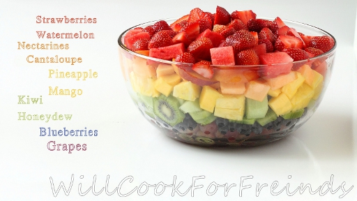 9 - Rainbow Fruit Salad