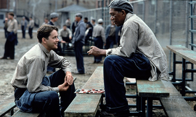 Andy Dufresne (Tim Robbins), Ellis Boyd “Red” Redding