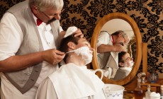 Antique shave from a barber