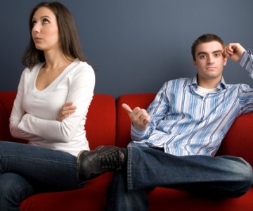 Couple after an arguement