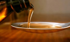 Spoon of syrup