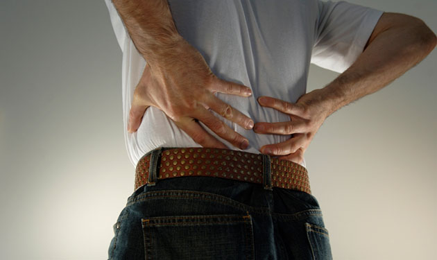 suffering from back pain