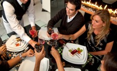 Friends drinking wine