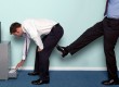 A kick up the backside from co-worker