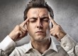 Man trying to concentrate