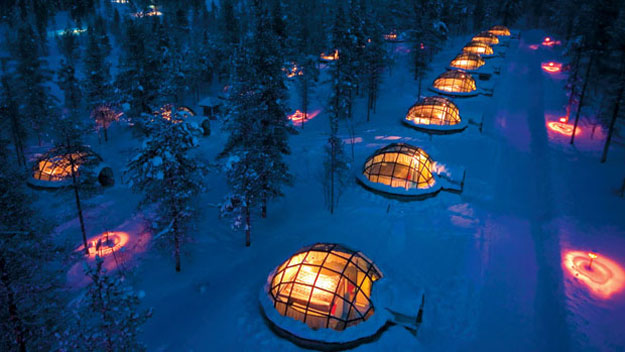 Igloo Village in Kakslauttanen, Finland