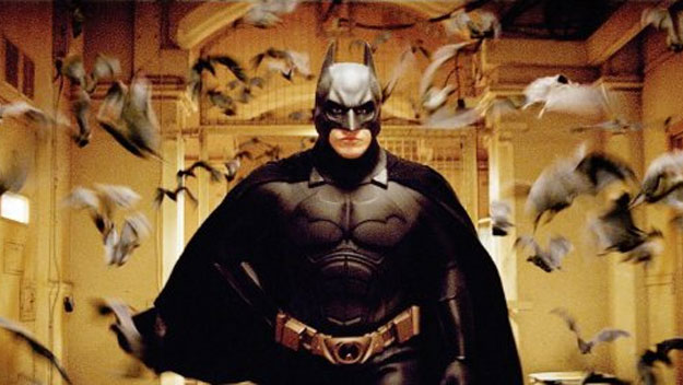 Batman facing his fear of bats