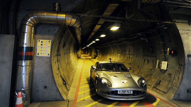 Car in Channel Tunnel