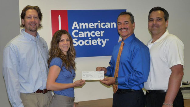 Check presented to American Cancer Society