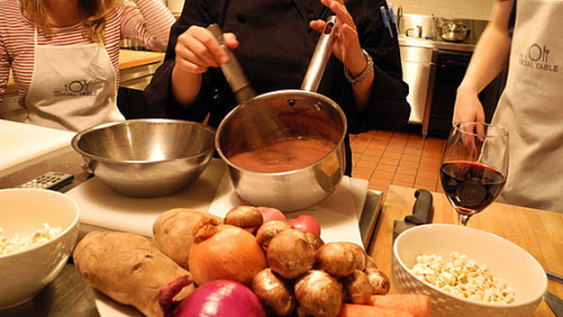 Group learning to cook