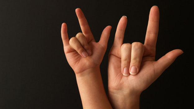 I love you in sign language