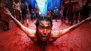 Throw Tomatoes at La Tomatina