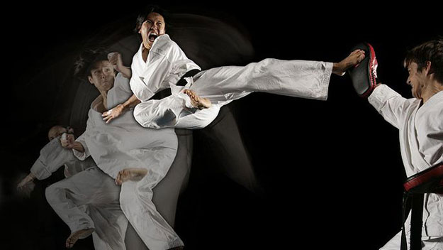 Martial arts kick