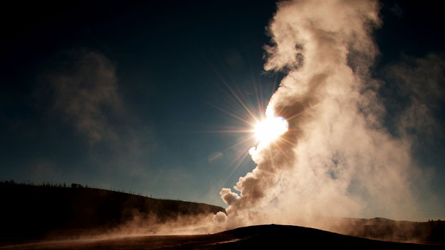 Old Faithful geyser