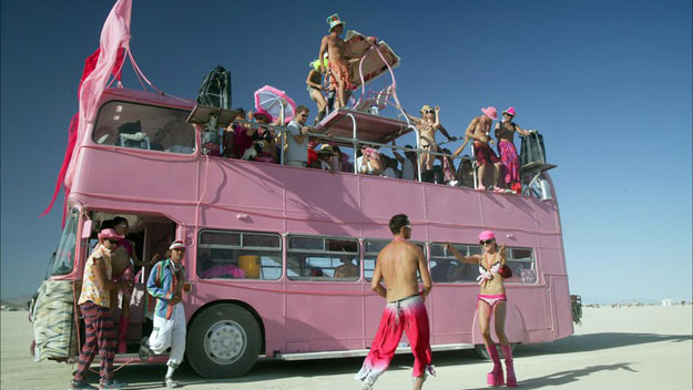 Party bus at burning man