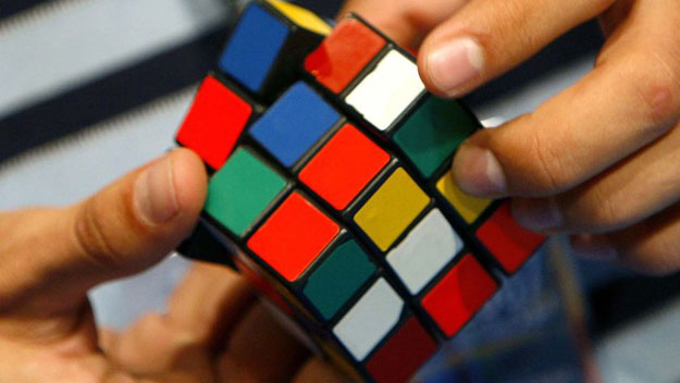 Playing with a Rubik's Cube