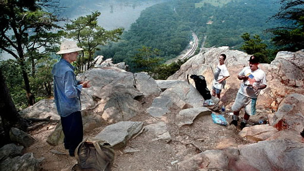 Thru-hikers on Appalachian Trail