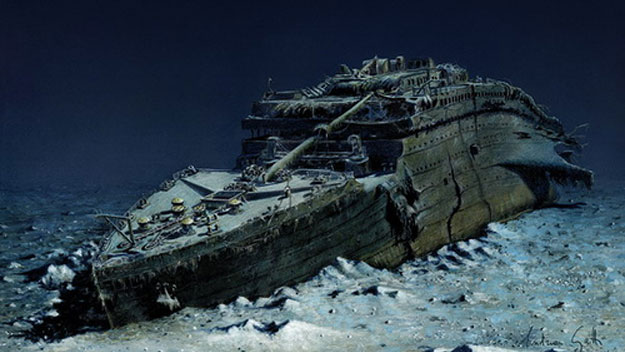 Titanic Wreckage