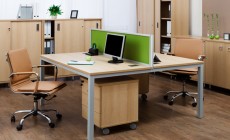 Monitor on an office desk